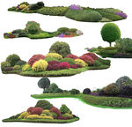 地被绿篱灌木组团01