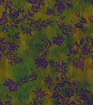 绿色底紫色花卉图案纹理