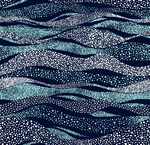 蓝绿渐变波浪闪光纹理图案