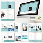 清新画册InDesign模板