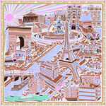 世界地标建筑插画风景