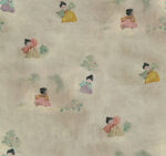 古风人物图案布料