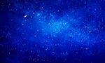 蓝色星空图