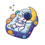 宇航员太空睡眠