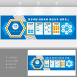 科技公司企业文化墙