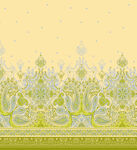 清新花卉边框图案设计