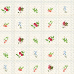 复古花卉图案背景纹理