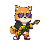 柴犬摇滚吉他手