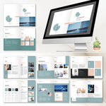 清新画册InDesign模板