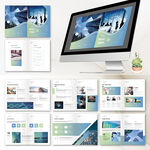 商务画册InDesign模板