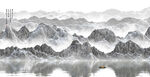 水墨山水意境图