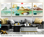 中式山水装饰画