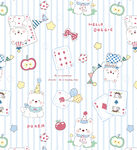 可爱卡通图案背景纹理