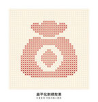 新年福袋刺绣效果设计