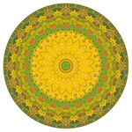 圆形地毯装饰花纹