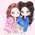 可爱双马尾女孩时尚装扮