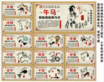 十二生肖海报展板挂画宣传文化墙