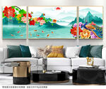 山水客厅装饰画