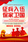 征兵入伍宣传海报