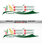 珍惜粮食文化墙