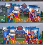 幼儿篮球主题活动美陈设计