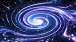 梦幻绚丽宇宙漩涡星空