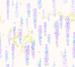 梦幻紫藤花卉图案背景