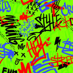 多彩涂鸦艺术背景