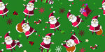 圣诞主题圣诞老人图案背景