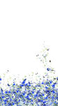 蓝色粒子散落背景图