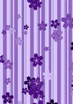 紫色条纹底花卉图案背景