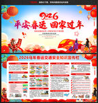 2026年春运宣传栏