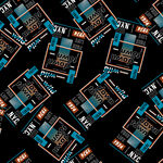 电路板报纸字母