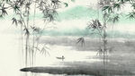 水墨竹子背景
