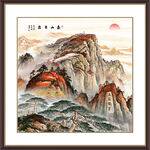 泰山日出五岳独尊