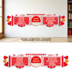 民族团结文化墙民族团结宣传墙