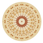 圆形高档大理石花砖