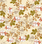 复古花卉图案背景