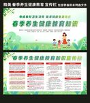 春季养生健康教育宣传栏
