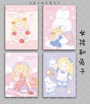 可爱女孩野餐享美味甜点