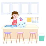 厨房清理清洁灶台打扫卫生做家务