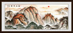 江山如画五岳独尊泰山图