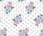 花卉图案背景 清新浪漫风