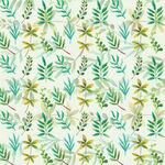 清新绿植花卉图案背景