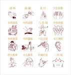 中医治疗养生图标