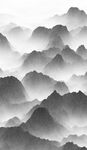 水墨群山