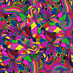 绚丽多彩抽象花纹图案