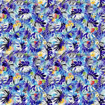 多彩花卉图案布料纹理