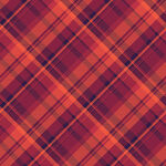 橙红色格子图案纹理