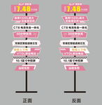 汽车卖点亮点异型网红立牌